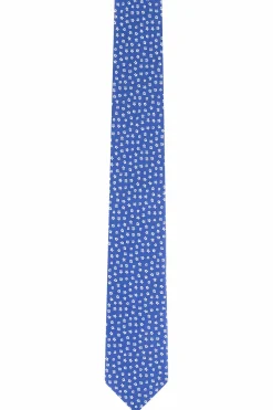 Hot Floral Pattern Tie 100% Silk 7cm Gravatas