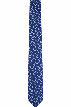 Hot Floral Pattern Tie 100% Silk 7cm Gravatas