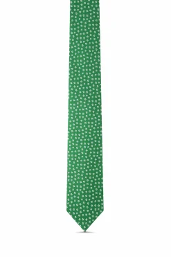 Hot Floral Pattern Tie 100% Silk 7cm Gravatas