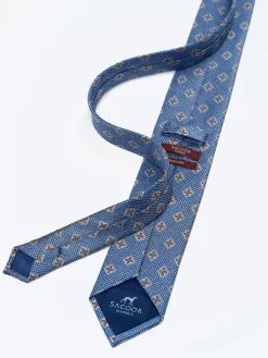 Outlet Floral Pattern Tie 100% Silk 7,5cm Gravatas