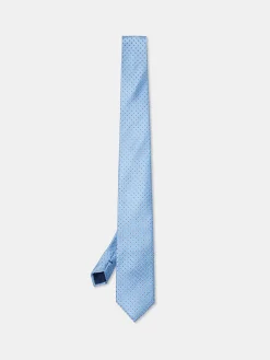 New Floral Pattern Tie 100% Silk 7,5cm Gravatas