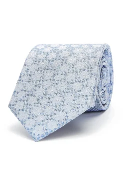 Discount Floral Pattern Tie 100% Silk 8cm Gravatas