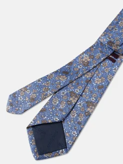 Clearance Floral Pattern Tie 100% Silk 8cm Gravatas