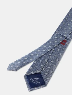 Discount Floral Pattern Tie 100% Silk 7,5cm Gravatas