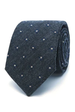 New Floral Pattern Tie 100% Wool 7cm Gravatas