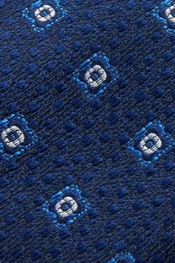 Online Floral Pattern Tie Silk and Wool Blend 7,5cm Gravatas