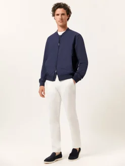 Hot Garment Wash Light Weight Bomber Jacket Blusões
