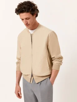 Hot Garment Wash Light Weight Bomber Jacket Blusões