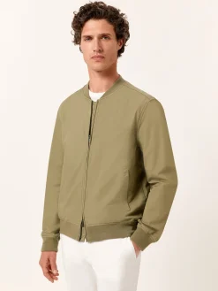 Hot Garment Wash Light Weight Bomber Jacket Blusões