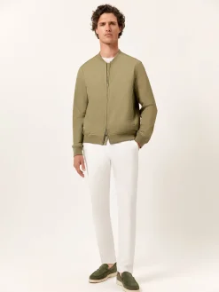 Hot Garment Wash Light Weight Bomber Jacket Blusões