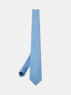 Sale Geometric Pattern Tie 100% silk 8cm Gravatas