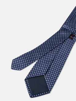 Sale Geometric Pattern Tie 100% silk 8cm Gravatas