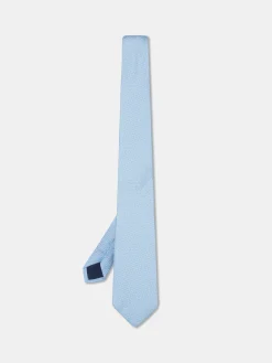 Geometric Pattern Tie 100% Silk 8cm Gravatas