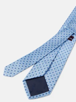 Geometric Pattern Tie 100% silk 8cm Gravatas