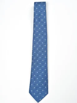 Best Geometric Pattern Tie 100% silk 8cm Gravatas