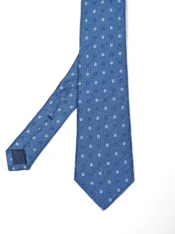 Best Geometric Pattern Tie 100% silk 8cm Gravatas