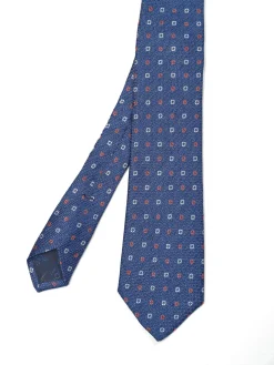 Best Geometric Pattern Tie 100% silk 8cm Gravatas