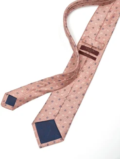 Best Geometric Pattern Tie 100% silk 8cm Gravatas