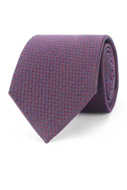 Online Geometric Pattern Tie 100% Silk 8cm Gravatas