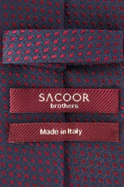 Online Geometric Pattern Tie 100% Silk 8cm Gravatas