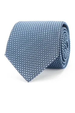Online Geometric Pattern Tie 100% Silk 8cm Gravatas