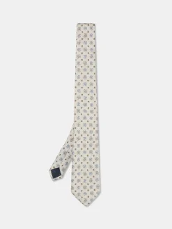 Hot Geometric Pattern Tie 100% silk 8cm Gravatas