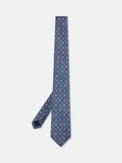 Hot Geometric Pattern Tie 100% silk 8cm Gravatas