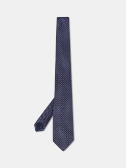 Clearance Geometric Pattern Tie 100% silk 8cm Gravatas