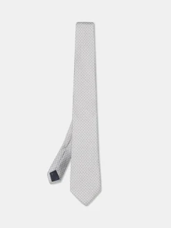 Clearance Geometric Pattern Tie 100% silk 8cm Gravatas
