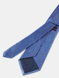 Sale Geometric Pattern Tie 100% Silk 7,5cm Gravatas