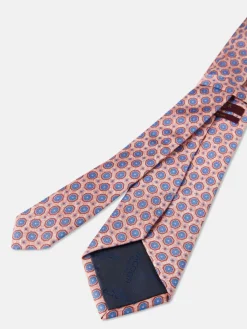 Sale Geometric Pattern Tie 100% silk 8cm Gravatas