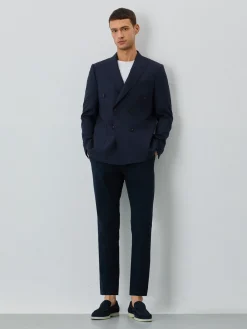 Best Half-canvas Blazer With Patch Pockets In Wool Blend Blazers