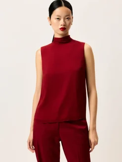 Outlet Halter Top With Extra Long Scarf MULHER Tops