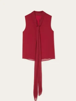 Outlet Halter Top With Extra Long Scarf MULHER Tops