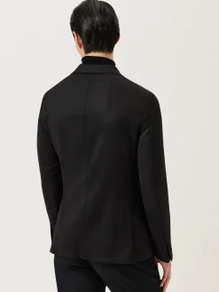 Online Italian Knit Twill Blazer In Wool Stretch Blazers