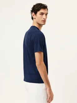 Outlet Liquid Cotton Jersey T-Shirt With Flag Label T-Shirts