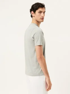 Outlet Liquid Cotton Jersey T-Shirt With Flag Label T-Shirts