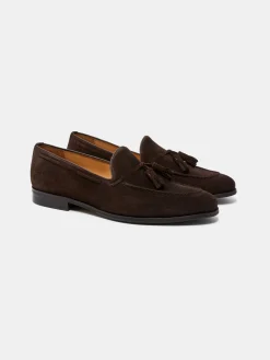 Clearance Loafer Shoes With Tassels In Suede Loafers