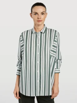 Online Loose Fit Shirt MULHER Camisas