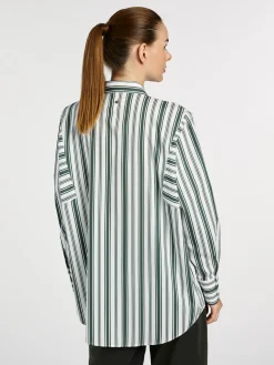 Online Loose Fit Shirt MULHER Camisas
