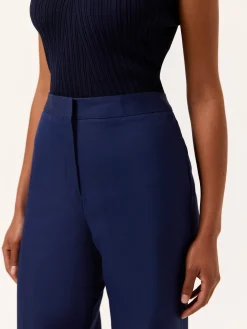 Best Loose Fit Trousers In Cotton & Linen Blend MULHER Fatos|Calças De Fato