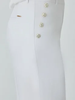 Clearance Loose Fit Trousers In Rayon Blend MULHER Fatos|Calças De Fato