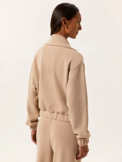 Online Luxe Leisure Edition fleece jacket MULHER Sweatshirt