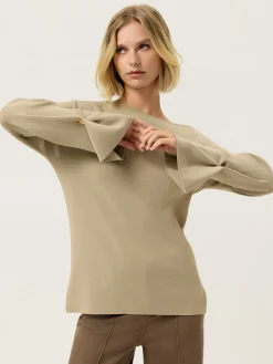 Clearance Off-shoulder Sweater In Viscose blend MULHER Camisolas