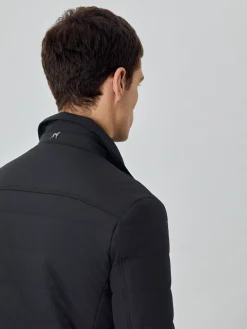 New Padded and Quilted Shirt Jacket With Chest Pockets Blusões