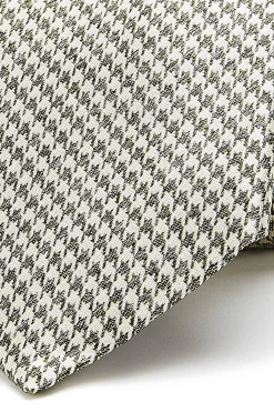 Discount Pied de Poule Pattern Tie 100% Silk 7cm Gravatas