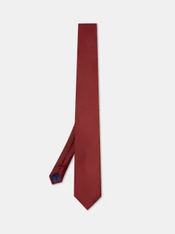 Clearance Plain 100% Silk Tie 7,5cm Gravatas