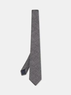 Plain 100% Silk Tie 7,5cm Gravatas
