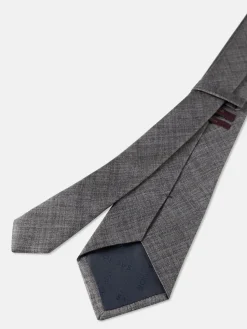 Plain 100% Silk Tie 7,5cm Gravatas