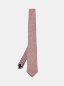 Plain 100% Silk Tie 7,5cm Gravatas